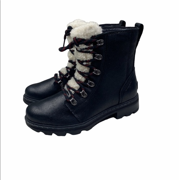 Winter Boots Women's Lennox Lace Cozy Lug Sole Booties NEW